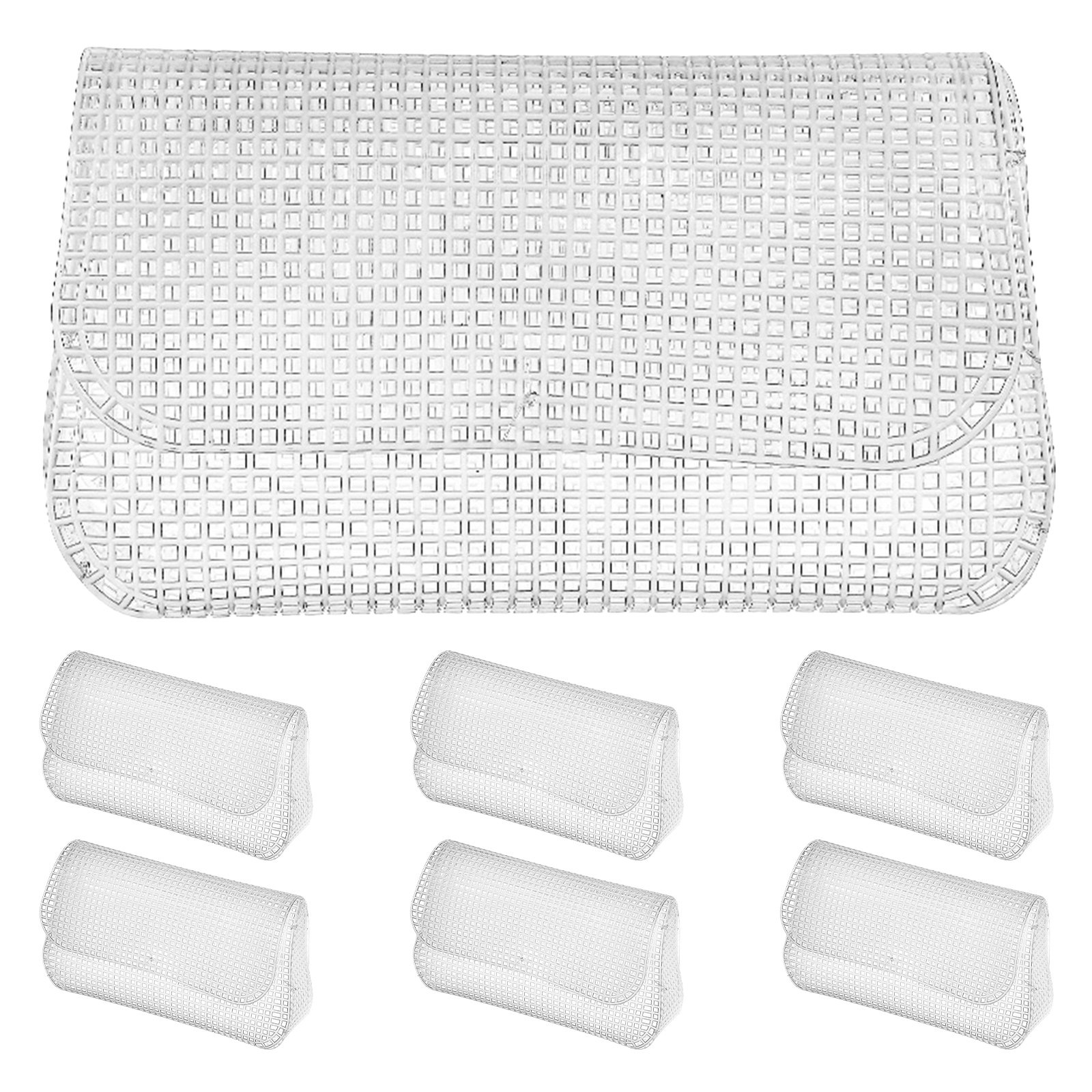 Embroidery Bag - 7 Stück flexible, zuschneidbare Kunststoff-Netzgewebeplatten für