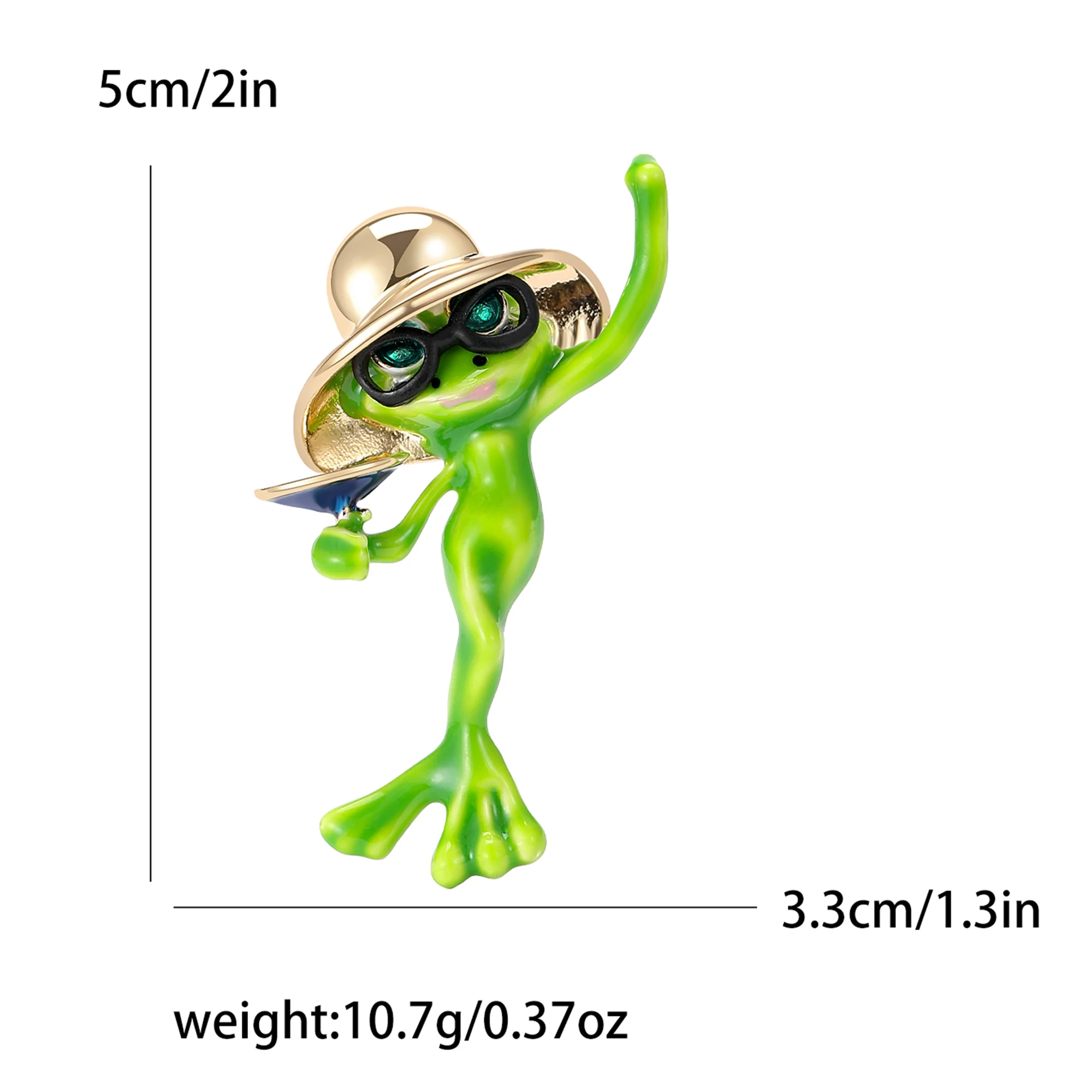 Emaille-Frosch-Brosche für Dam – Embroidery Bali Bewertung und Preis