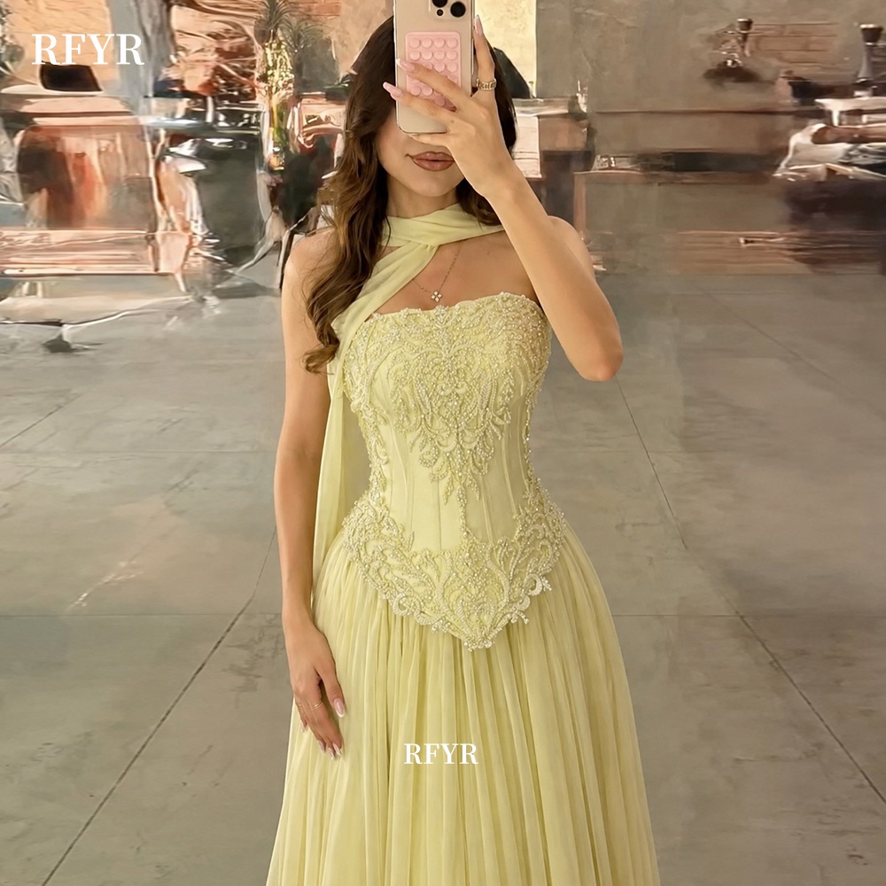 RFYR Gelbes Abendkleid mit Spi – Embroidery Yellow Dress Bewertung und Preis