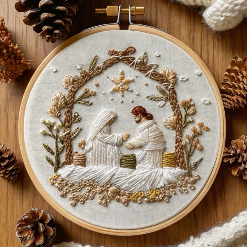 Jesus Birth Weihnachten Sticks – Embroidery Online Bewertung und Preis