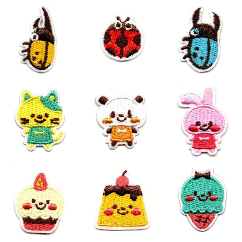 50 teile/los Stick-on Anime St – Embroidery Lady Bug Bewertung und Preis